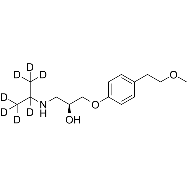 (S)-Metoprolol-d7结构式