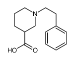 1-(2-Phenylethyl)-3-piperidinecarboxylic acid Structure