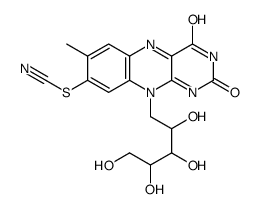 8-thiocyanatoriboflavin结构式