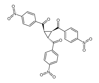 trans-1,2,3-Tri(4-nitrobenzoyl)cyclopropan结构式
