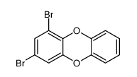 1,3-dibromodibenzo-p-dioxin Structure