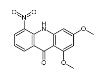 1,3-Dimethoxy-5-nitro-9(10H)-acridinone结构式