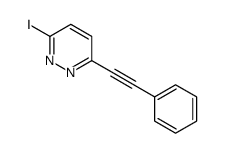 3-iodo-6-(2-phenylethynyl)pyridazine Structure