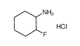 2-Fluorocyclohexanamine Hydrochloride Structure