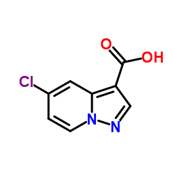 5-氯吡唑[1,5-a]并吡啶-3-甲酸结构式