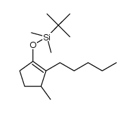 3-methyl-2-pentylpent-1-enyl t-butyldimethylsilyl ether Structure