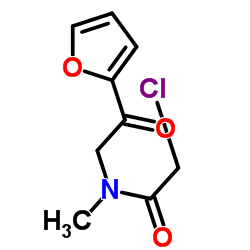 2-Chloro-N-[2-(2-furyl)-2-oxoethyl]-N-methylacetamide Structure
