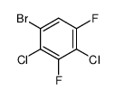 1-bromo-2,4-dichloro-3,5-difluorobenzene structure