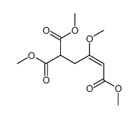 trimethyl 3-methoxybut-3-ene-1,1,4-tricarboxylate结构式