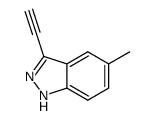 3-ethynyl-5-methyl-1H-indazole Structure