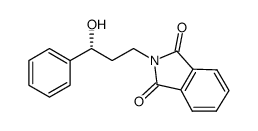 (R)-3-phthalimido-1-phenylpropanol结构式