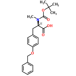 Boc-d-metyr(bzl)-oh structure