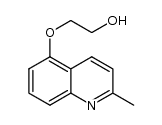 2-[(2-methyl-5-quinolinyl)oxy]ethanol结构式