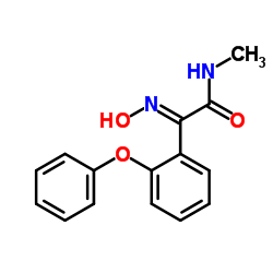 (2E)-2-(Hydroxyimino)-N-methyl-2-(2-phenoxyphenyl)acetamide结构式