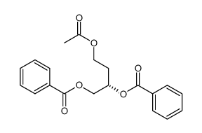 (S)-4-O-acetyl-1,2-di-O-(benzoyl)butane-1,2,4-triol结构式