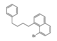 1-bromo-8-(4-phenylbutyl)naphthalene结构式