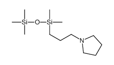 dimethyl-(3-pyrrolidin-1-ylpropyl)-trimethylsilyloxysilane结构式