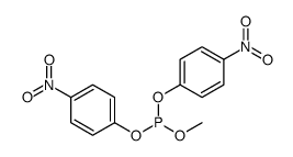 methyl bis(4-nitrophenyl) phosphite Structure