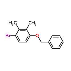 1-Bromo-2,3-dimethyl-4-(phenylmethoxy)benzene Structure