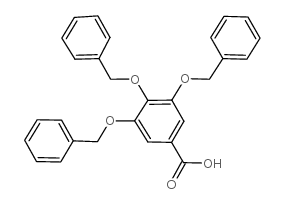 3,4,5-三(苄氧基)苯甲酸结构式