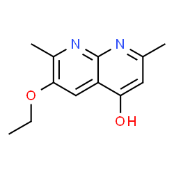 1,8-Naphthyridin-4-ol,6-ethoxy-2,7-dimethyl-(9CI) structure