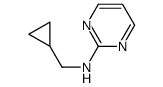 2-Pyrimidinamine, N-(cyclopropylmethyl)- (9CI)结构式