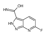 6-fluoro-2H-pyrazolo[3,4-b]pyridine-3-carboxamide结构式