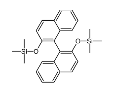 trimethyl-[1-(2-trimethylsilyloxynaphthalen-1-yl)naphthalen-2-yl]oxysilane Structure