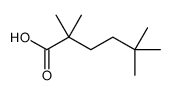 2,2,5,5-tetramethylhexanoic acid Structure