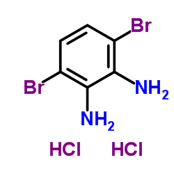 3,6-Dibromo-1,2-benzenediamine dihydrochloride Structure