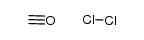 dichlorine compound with methylidyne-l3-oxidane (1:1)结构式