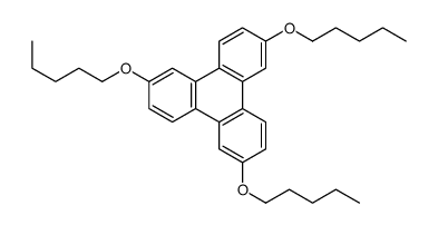 2,6,10-tripentoxytriphenylene Structure