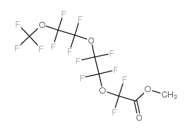 Methyl perfluoro-3,6,9-trioxadecanoate结构式
