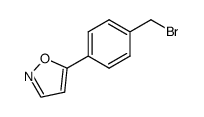 5-(4-bromomethyl-phenyl)-isoxazole结构式