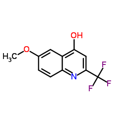 6-Methoxy-2-(trifluoromethyl)-4-quinolinol Structure