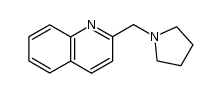 2-Pyrrolidinomethylchinolin Structure
