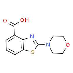 2-Morpholinobenzo[d]thiazole-4-carboxylic acid Structure