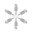 Ferrate(4-),hexakis(cyano-kC)-,hydrogen (1:4), (OC-6-11)-结构式