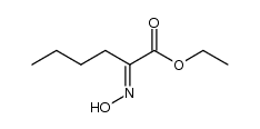 ethyl (E)-2-(hydroxyimino)hexanoate结构式