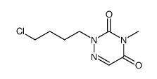 2-(4-chlorobutyl)-4-methyl-1,2,4-triazine-3,5(2H,4H)-dione Structure