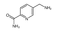 2-Pyridinecarboxamide,5-(aminomethyl)-(9CI) Structure