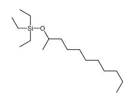 triethyl(undecan-2-yloxy)silane结构式