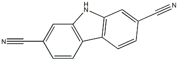 9H-carbazole-2,7-dicarbonitrile Structure