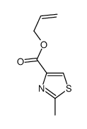 4-Thiazolecarboxylicacid,2-methyl-,2-propenylester(9CI) Structure