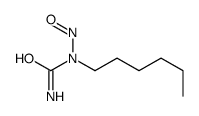 1-hexyl-1-nitrosourea Structure