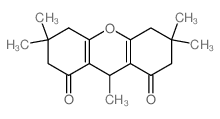 3,3,6,6,9-pentamethyl-4,5,7,9-tetrahydro-2H-xanthene-1,8-dione Structure