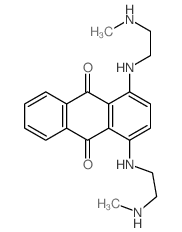 1,4-bis(2-methylaminoethylamino)anthracene-9,10-dione Structure