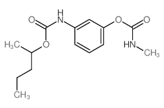 Carbanilic acid,m-hydroxy-, 1-methylbutyl ester, methylcarbamate (ester) (8CI) Structure