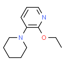 Pyridine, 2-ethoxy-3-(1-piperidinyl)- (9CI) structure