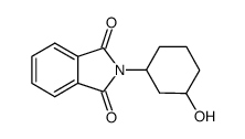 N-(3-羟基环己基)邻苯二甲酰亚胺结构式